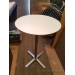 30 in Round White tall Table, Grey Base Bar bistro Ikea BILLSTA